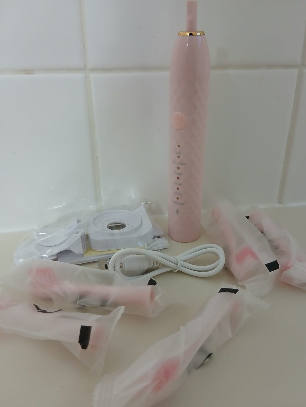 NEW Pink Electric Toothbrush